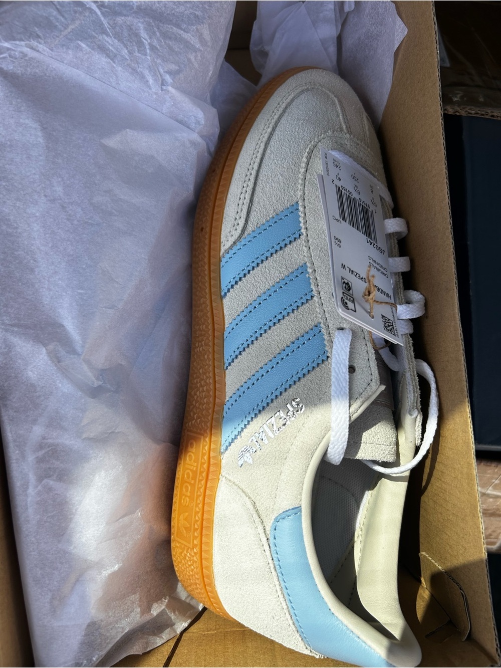 Adidas Spezial Light Blue & Cream